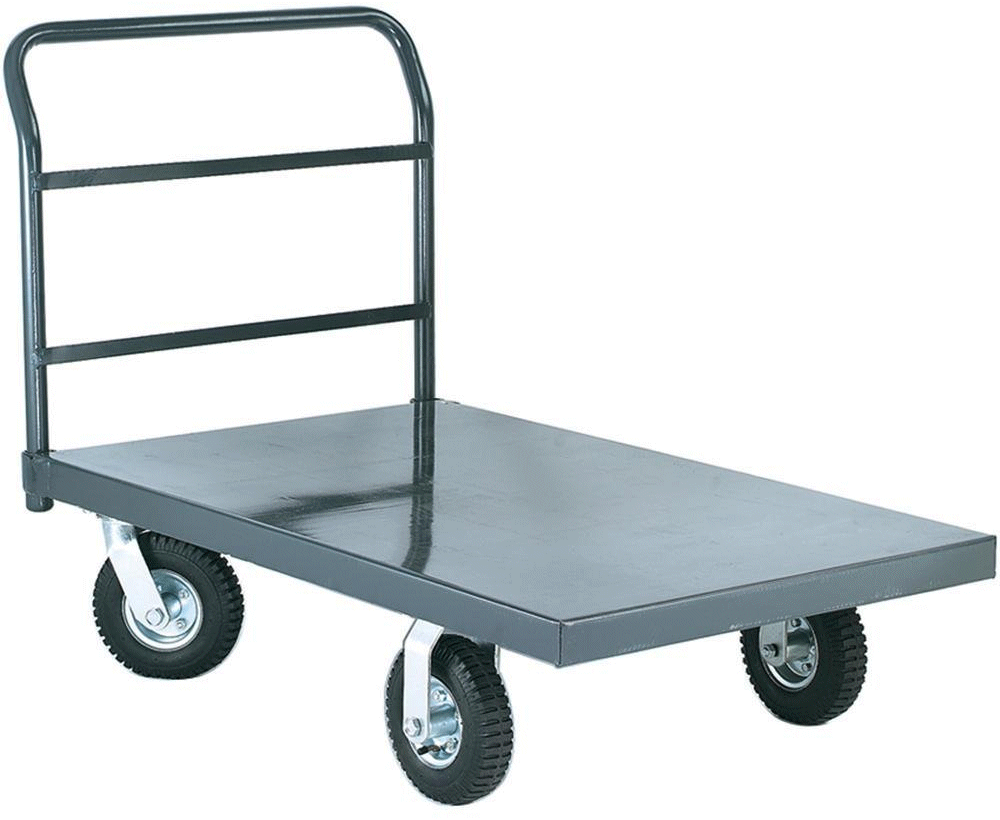 Тележка для цеха. Платформа грузовая m400-at. Прицеп - гардероб. Platform Cart hand Truck Manufacturer.